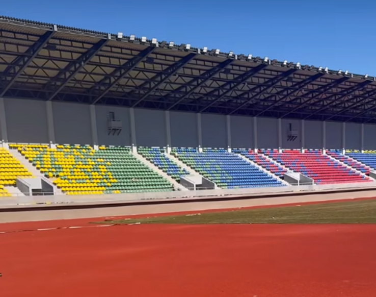 Cele mai noi imagini de la stadionul din Alexandria, martie 2026 / foto: Facebook @Badea Valentin