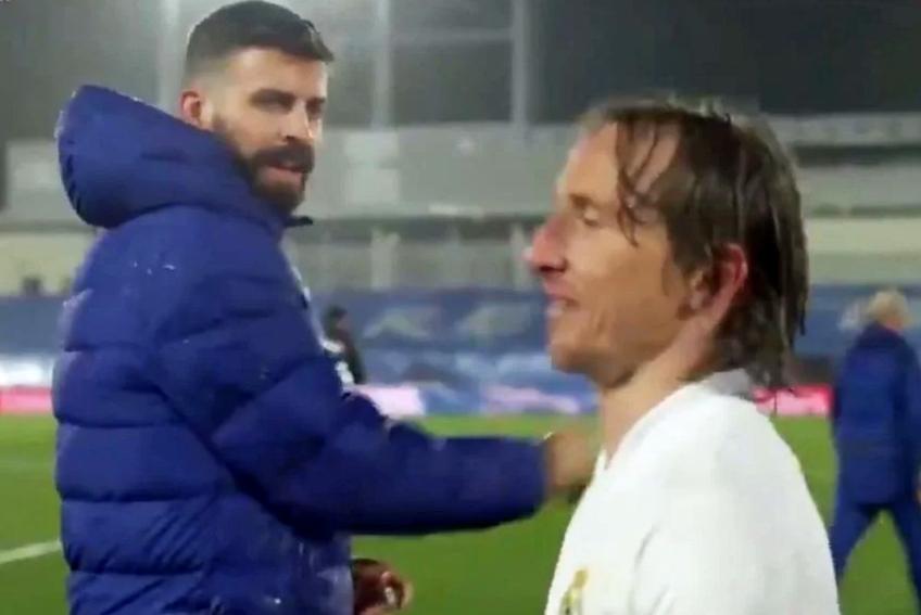 Televiziunile spaniole au surprins dialogul dintre Pique și Modric