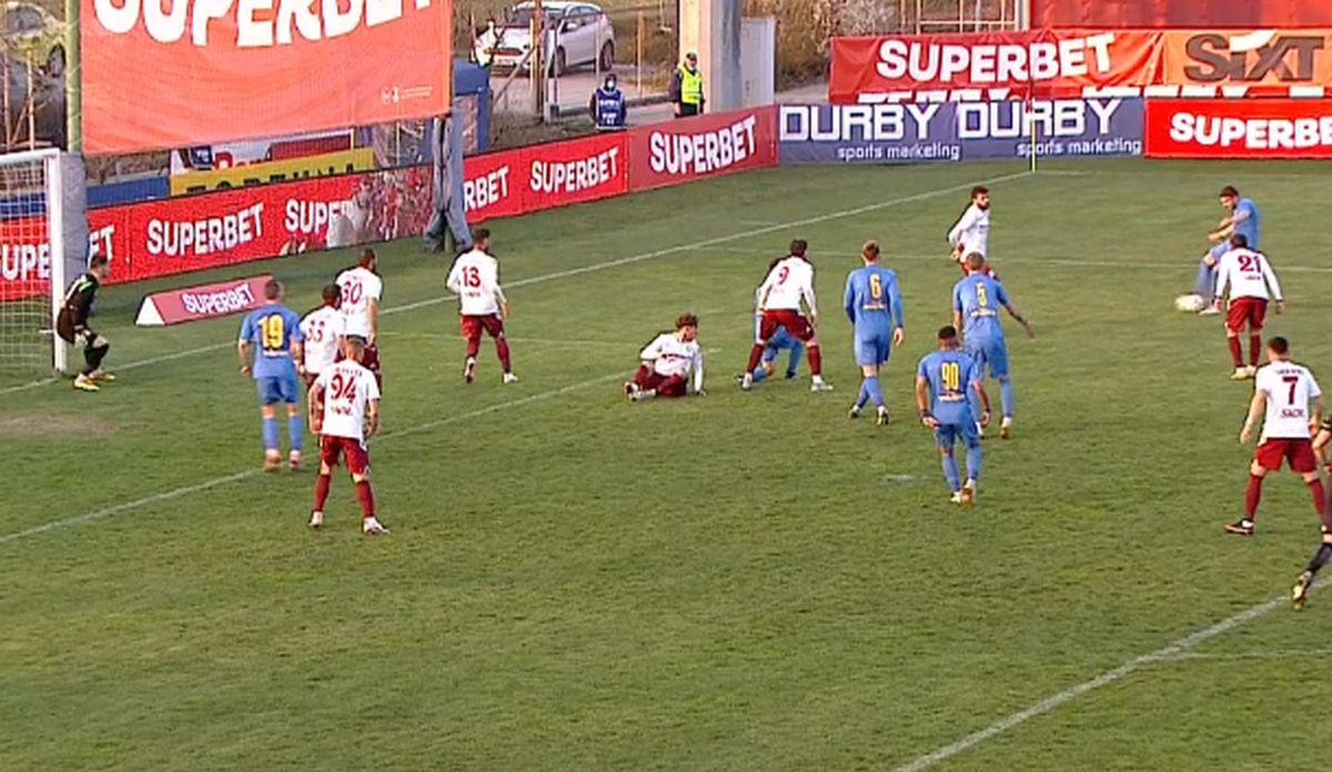 Gol anulat Cristi Bud, Rapid - Dunărea Călărași