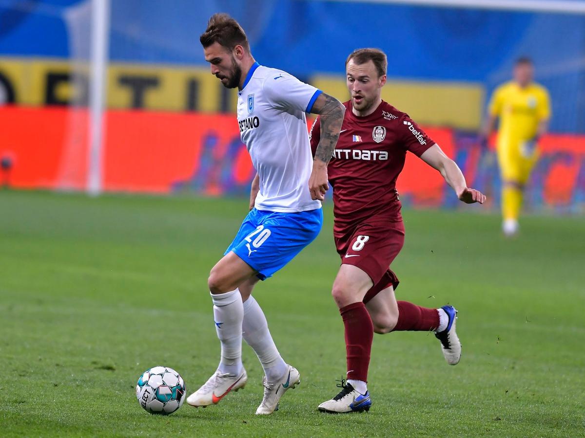 5 fotbaliști s-au remarcat în CS Universitatea Craiova - CFR Cluj