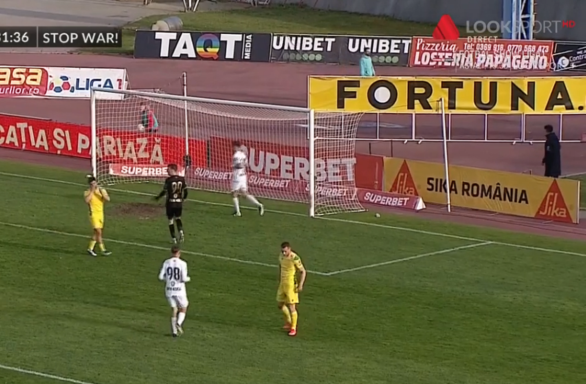 Ratarea campionatului? Ocazie uluitoare în primul meci al zilei din Liga 1