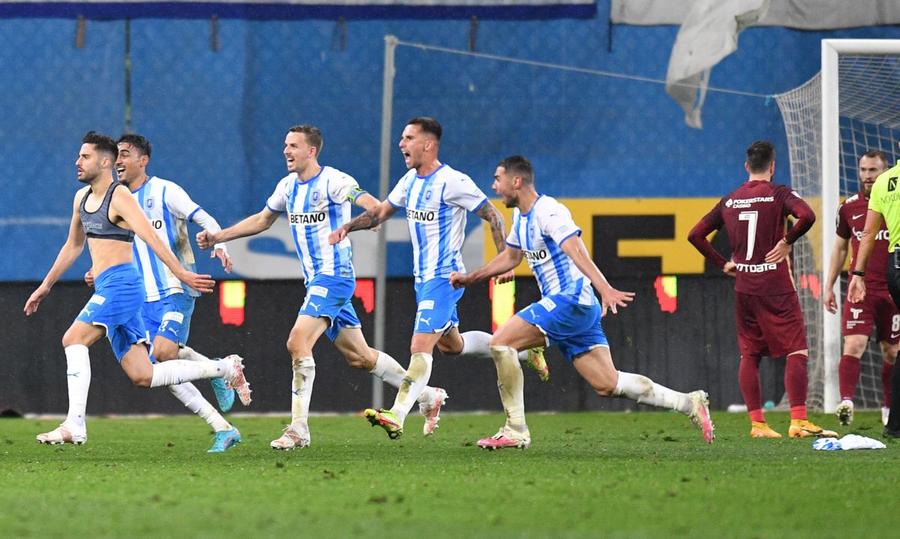 Universitatea Craiova - CFR Cluj 3-2. Oltenii au învins cu un gol marcat în prelungiri FOTO: Raed Krishan Campioana amendată