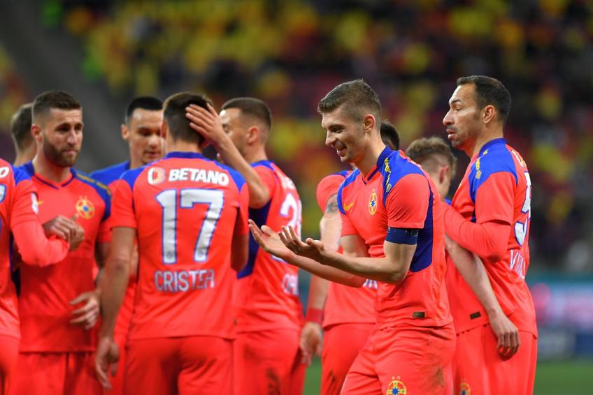 FCSB a învins-o categoric pe FC Voluntari, scor 4-0, în etapa #4 a play-off-ului din Liga 1. Vicecampioana depinde din nou doar de ea în bătălia pentru primul loc.