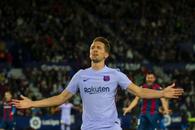 Barcelona, victorie dramatică la Levante » Gol decisiv marcat de Luuk de Jong la ultima fază