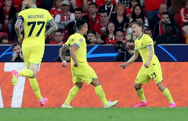 Inter, lecție de fotbal în turul „sfertului” cu Benfica » Tot mai aproape de o semifinală 100% italiană