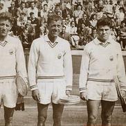 De la stânga la dreapta: Gogu Viziru, Marin Viziru, Alexe Bardan și Ion Țiriac / Sursă foto: Facebook@ mihai.nita127