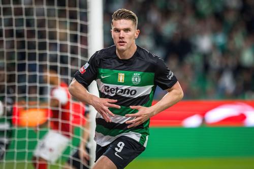 Viktor Gyokeres, atacantul de la Sporting // foto: Imago Images