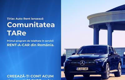 Țiriac Auto Rent dă startul unui program de loialitate cu 25€ cadou și reduceri la fiecare închiriere auto.