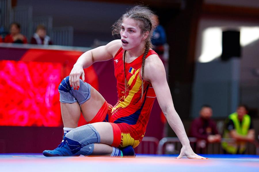 Kateryna Zelenykh la Campionatele Europene 2025 Foto: Imago Images România participă cu 10 sportivi la Campionatele Mondiale de lupte de la Astana