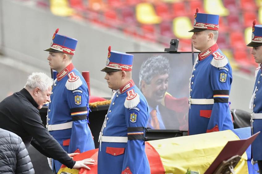 Marius Șumudică, la priveghiul lui Mircea Lucescu / Foto: Cristi Preda GSP