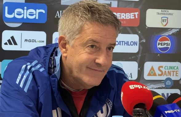 Test „sever” pentru Cristiano Bergodi la U Cluj - Craiova: „Suntem o echipă greu de bătut”
