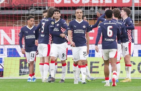 Rezultatul obținut de PSV, la primul meci din postura de campioană » Ce s-a întâmplat cu Dennis Man