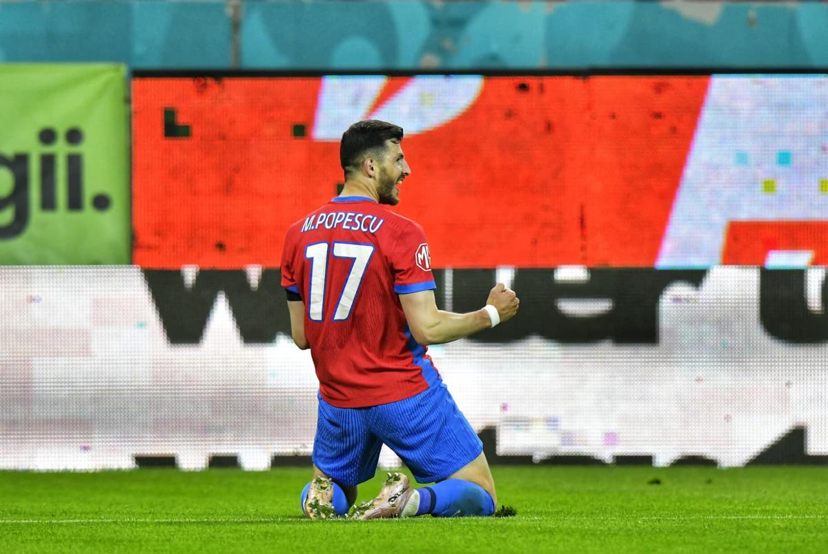 Gol de atacant la prima titularizare după 6 luni pentru FCSB!