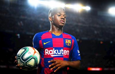 Ansu Fati, starul de la Barcelona, a primit un card cu un potențial excelent la FIFA 20. Cât costă