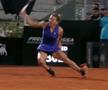 Simona Halep, sperietură în meciul cu Danielle Collins » Căzătura care a amuțit întreaga audiență