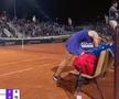 Simona Halep, sperietură în meciul cu Danielle Collins » Căzătura care a amuțit întreaga audiență