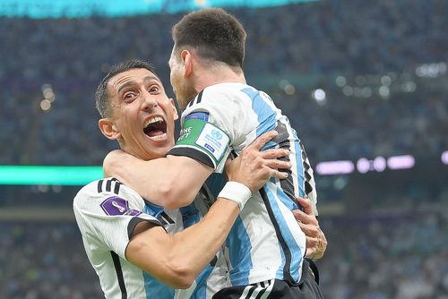 Angel Di Maria, în stânga // foto: Guliver/gettyimages
