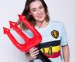 Caroline Lijnen, femeia care i-a divizat pe Kevin De Bruyne și Courtois / Sursă foto: Instagram@carlijnen