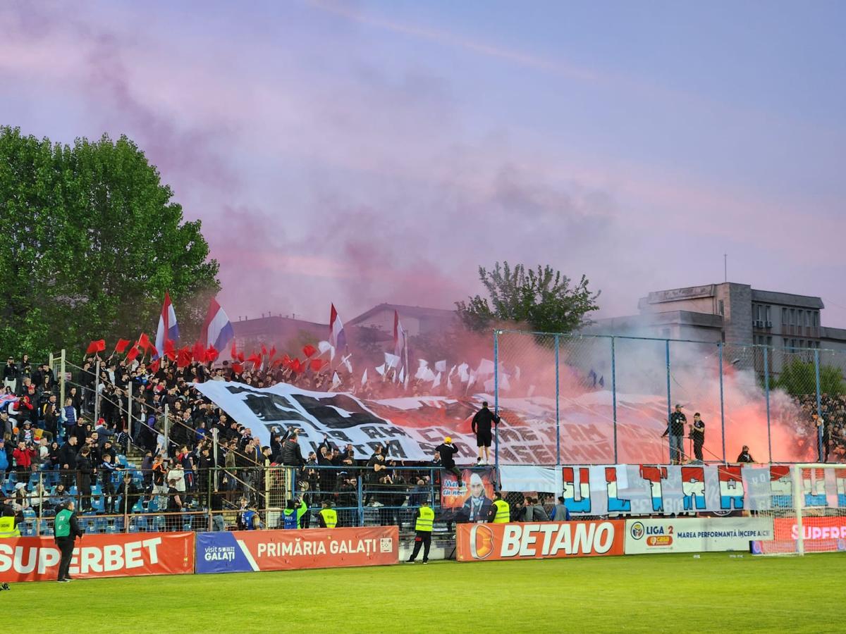 Atmosferă și meci Oțelul Galați - Dinamo