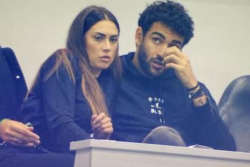Melissa Satta și Matteo Berrettini au întors toate privirile la Milan - Inter / Captură Twitter