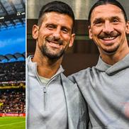 Novak Djokovic și Zlatan Ibrahimovic / Sursă foto: Guliver/Getty Images