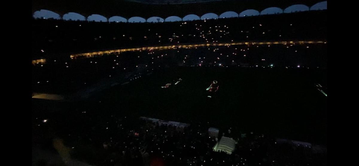 Show total pe Arena Națională! Ce s-a întâmplat la pauza meciului FCSB - CFR Cluj