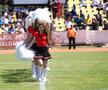 Unirea Slobozia - Șelimbăr. Majoretele au făcut spectacol la pauză