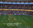 Joc spectaculos de lumini la pauza FCSB - CFR Cluj