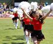 Unirea Slobozia - Șelimbăr. Majoretele au făcut spectacol la pauză