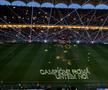 Joc spectaculos de lumini la pauza FCSB - CFR Cluj