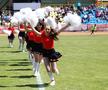Unirea Slobozia - Șelimbăr. Majoretele au făcut spectacol la pauză