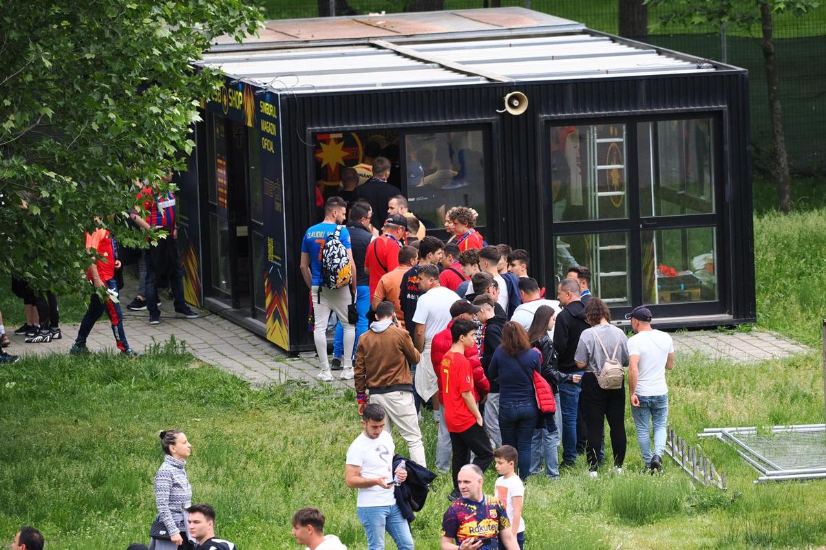 FCSB - CFR Cluj, imagini înaintea meciului