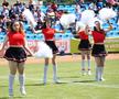Unirea Slobozia - Șelimbăr. Majoretele au făcut spectacol la pauză
