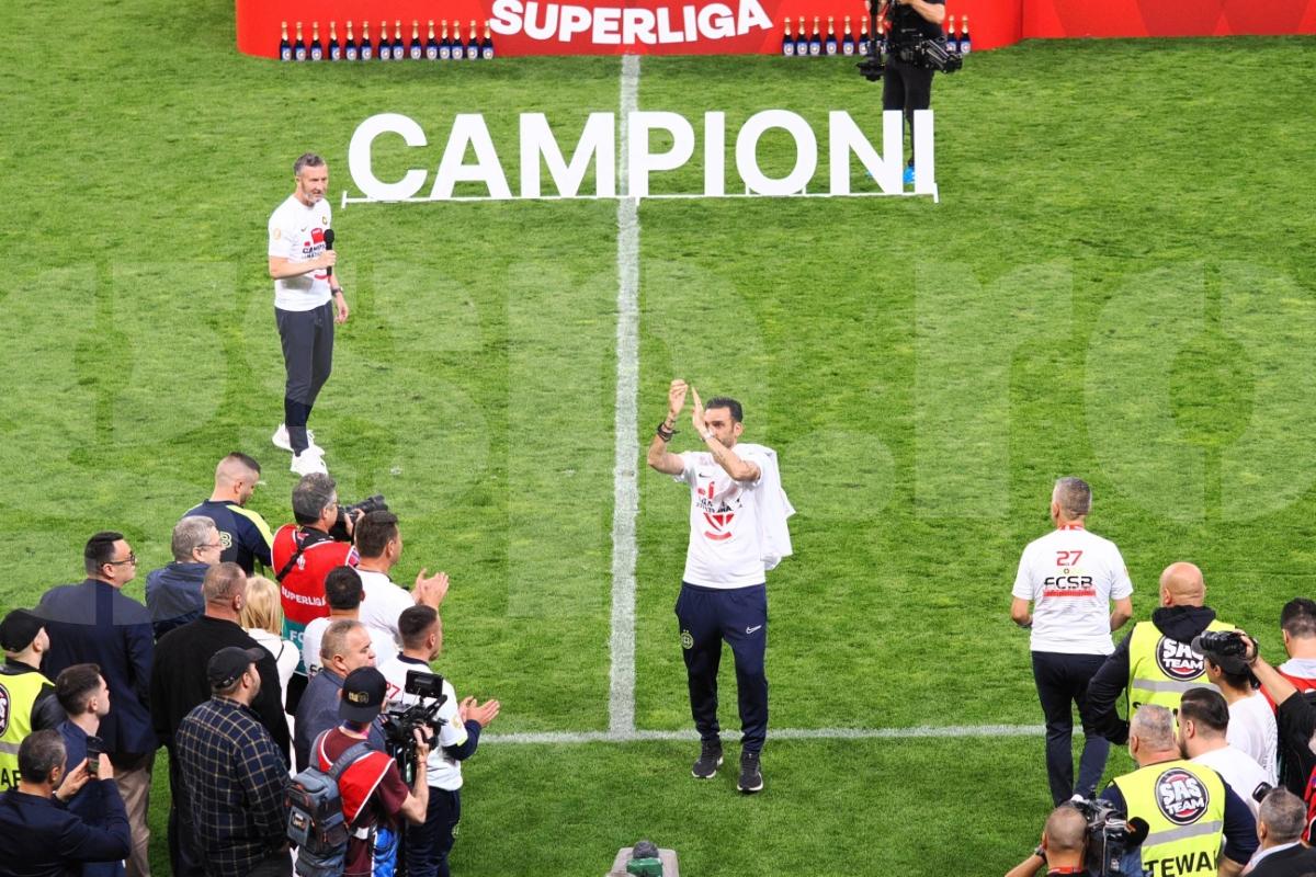 Mihai Pintilii, în extaz după decernarea medaliilor de campioni: „Nici n-a mai contat meciul, nu le-am zis nimic băieților la pauză”