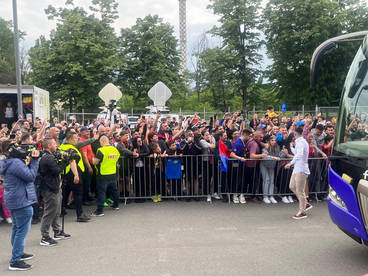 Jucătorii de la FCSB au sosit la Arena Națională