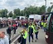 Sosire autocare înainte de FCSB - CFR Cluj
