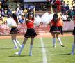 Unirea Slobozia - Șelimbăr. Majoretele au făcut spectacol la pauză