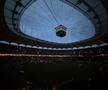 Joc spectaculos de lumini la pauza FCSB - CFR Cluj