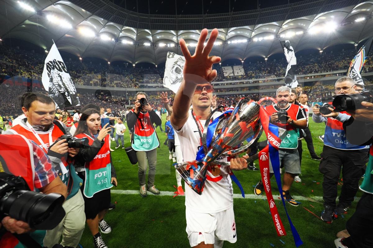 Mihai Pintilii, în extaz după decernarea medaliilor de campioni: „Nici n-a mai contat meciul, nu le-am zis nimic băieților la pauză”