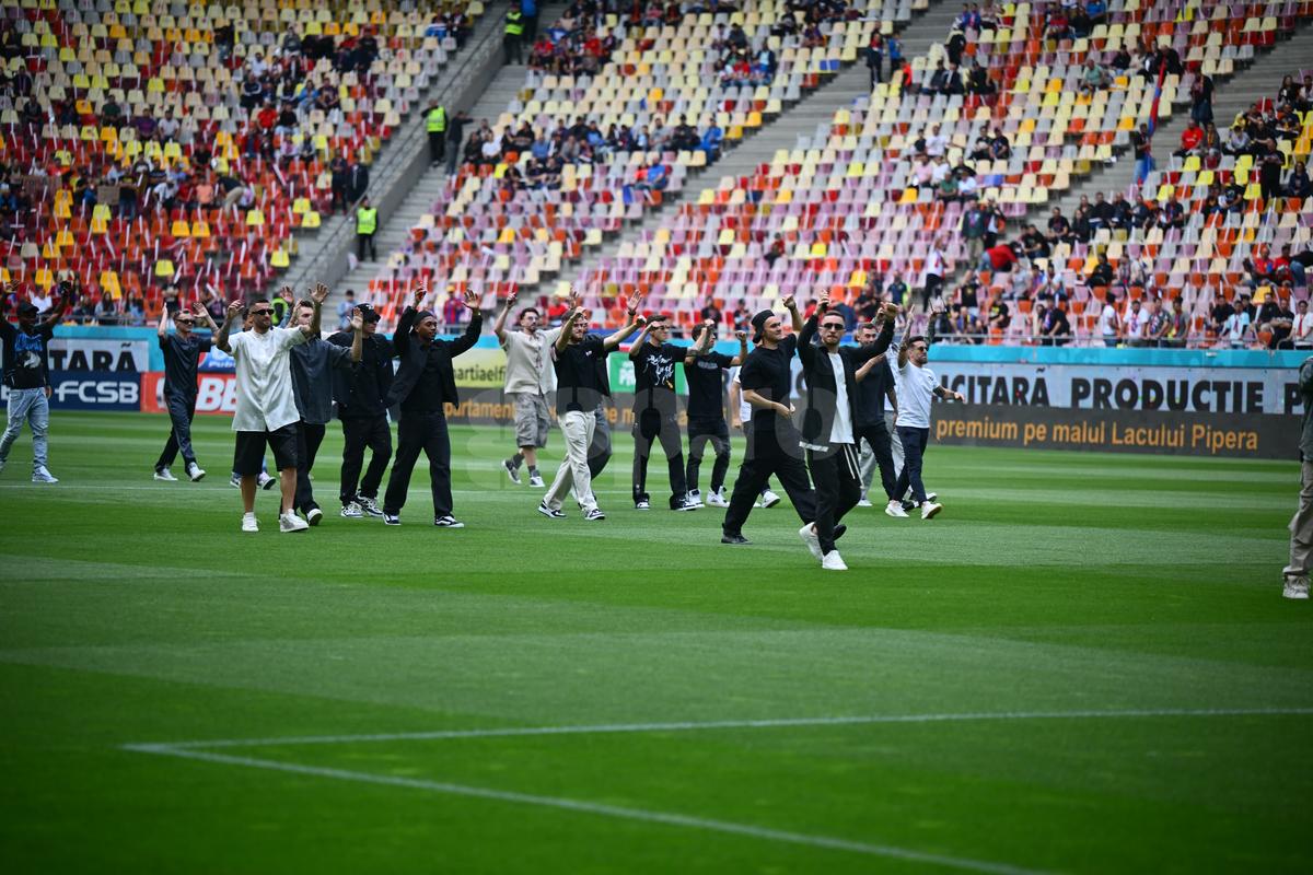 Cum au venit jucătorii de la FCSB la Arena Națională