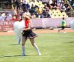 Unirea Slobozia - Șelimbăr. Majoretele au făcut spectacol la pauză