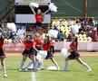 Unirea Slobozia - Șelimbăr. Majoretele au făcut spectacol la pauză