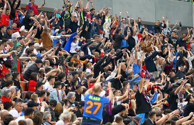 RECORD de asistență pe Arena Națională la FCSB - CFR Cluj!