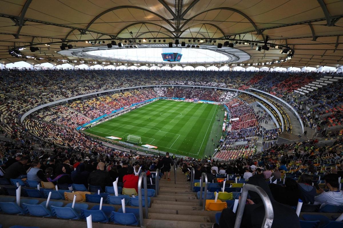 Imagini din stadion înainte de FCSB - CFR Cluj