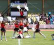 Unirea Slobozia - Șelimbăr. Majoretele au făcut spectacol la pauză