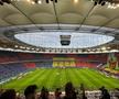 Scenografie pe întreg stadionul la FCSB - CFR Cluj! Imagini spectaculoase pe Arena Națională
