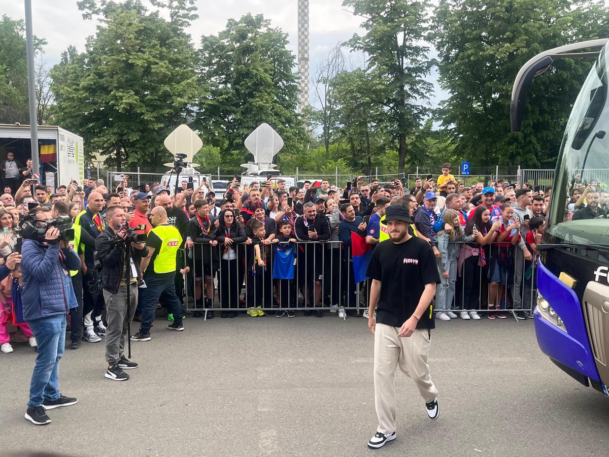Jucătorii de la FCSB au sosit la Arena Națională