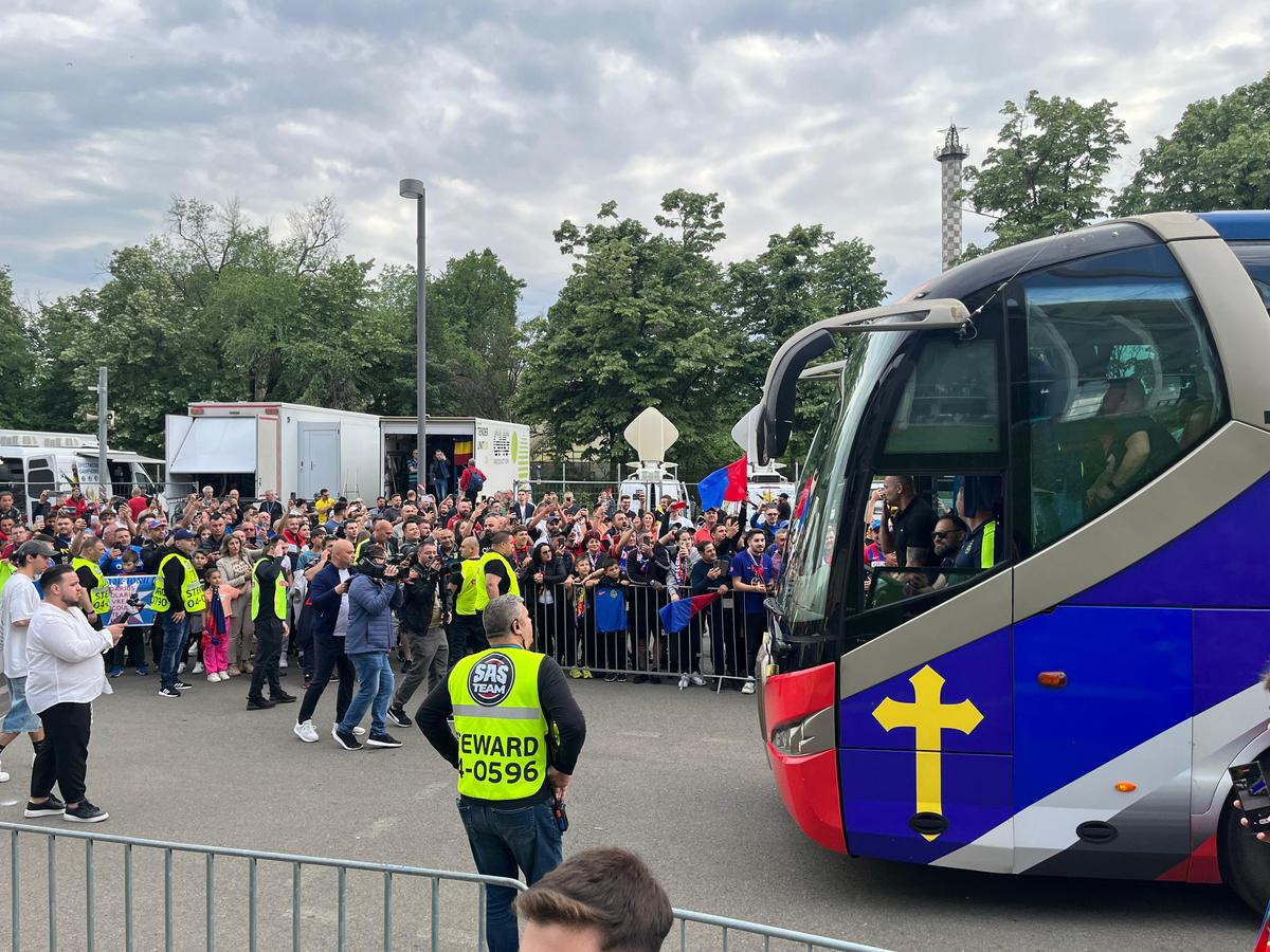 Jucătorii de la FCSB au sosit la Arena Națională