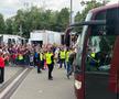Sosire autocare înainte de FCSB - CFR Cluj