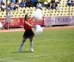 Unirea Slobozia - Șelimbăr. Majoretele au făcut spectacol la pauză